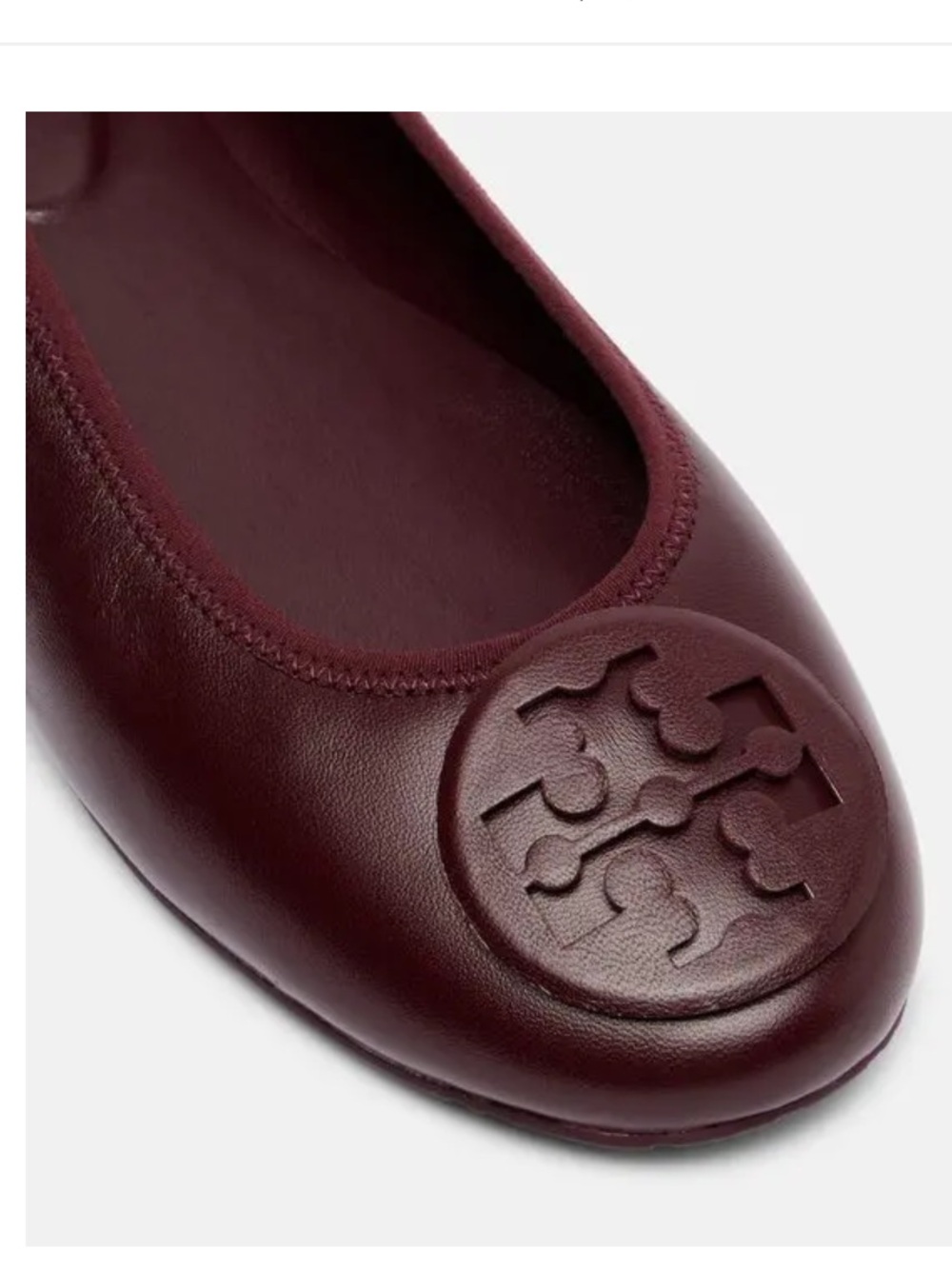 Tory Burch Women’s Leather Ballet Flat in Brown size 9
